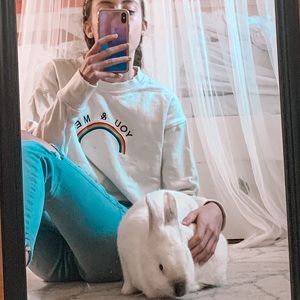 Girls Cropped Sweater Top